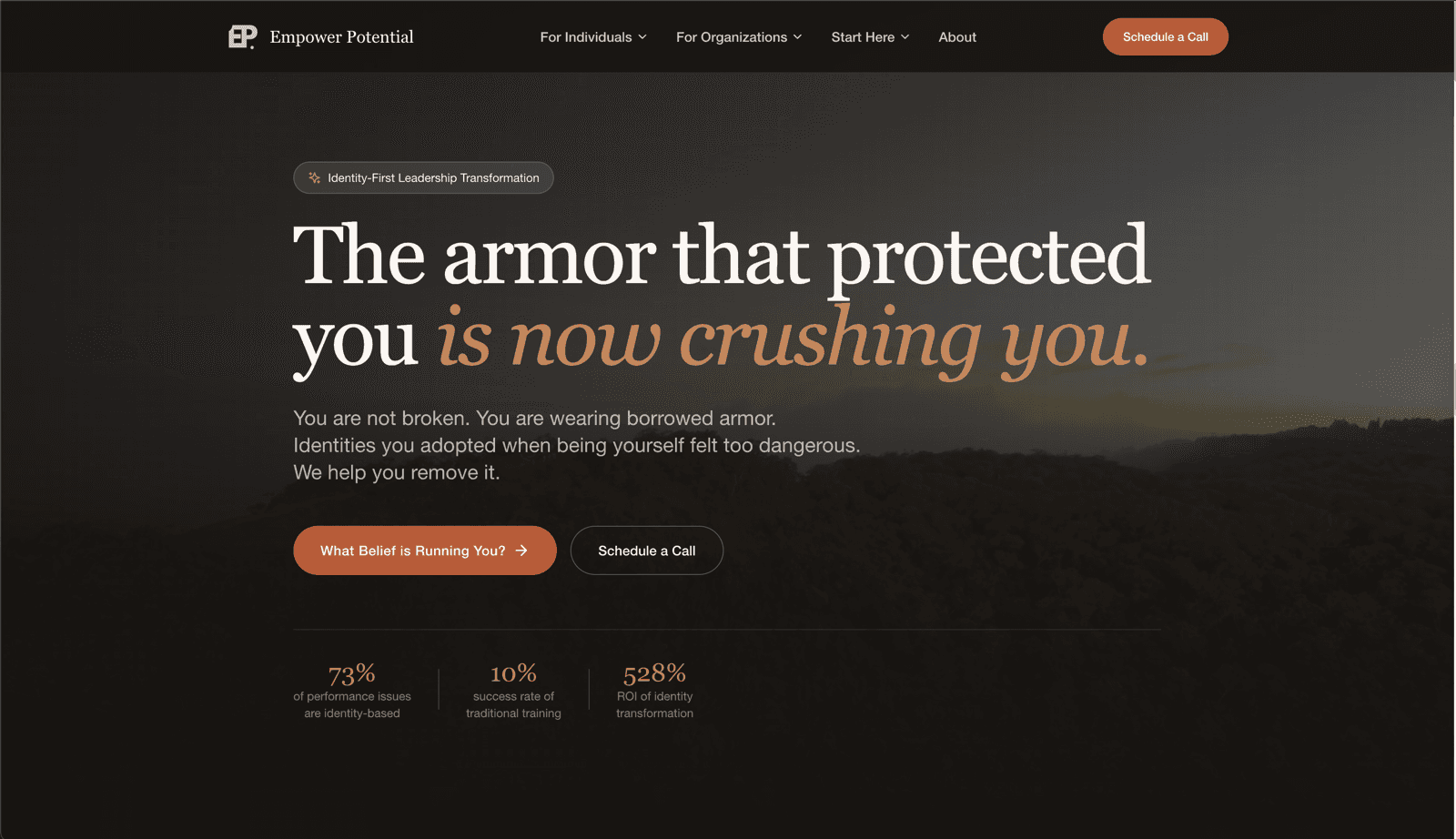 Empower Potential website preview